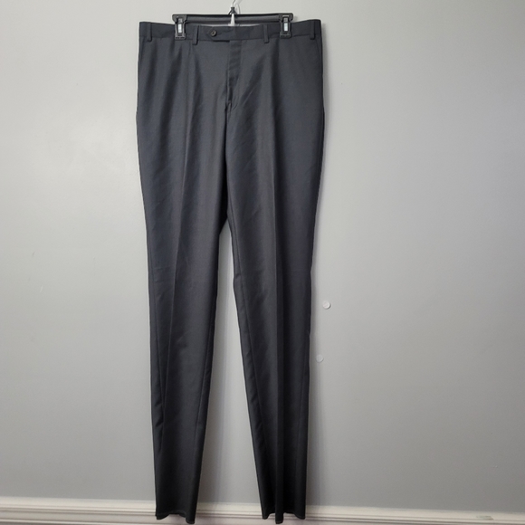 Ralph Ralph Lauren Slim-Fit Suit Set Solid Flat Front Pants Wool Suit - Picture 9 of 11